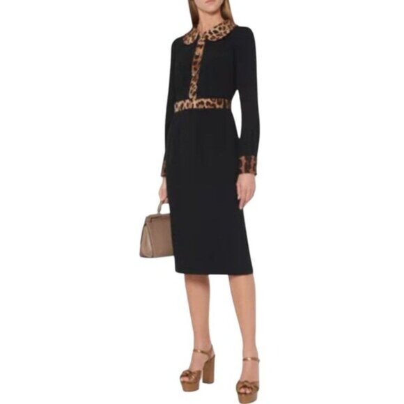 DOLCE & GABBANA MIDI DRESS SIZE 40 IT, S US NEW - Picture 1 of 13